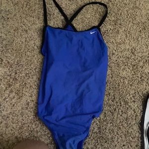 Blue Nike swimsuit